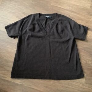 DKNY cashemiere short sleeves sweater